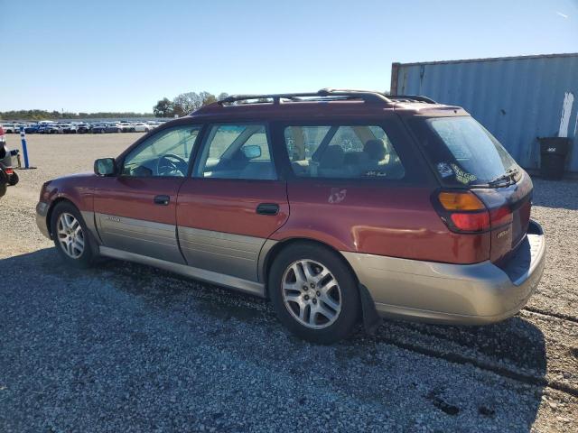 4S3BH675737644757 - 2003 SUBARU LEGACY OUTBACK AWP 勃艮第红 照片 2