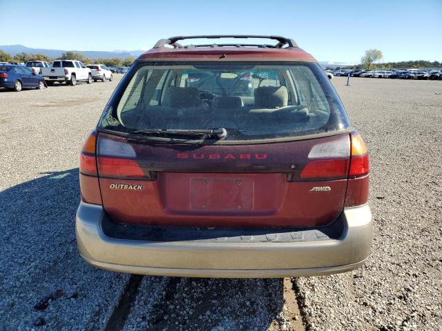 4S3BH675737644757 - 2003 SUBARU LEGACY OUTBACK AWP 勃艮第红 照片 6
