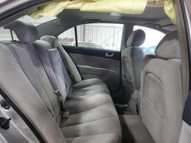 5NPEU46F17H257887 - 2007 HYUNDAI SONATA SE SILVER photo 10