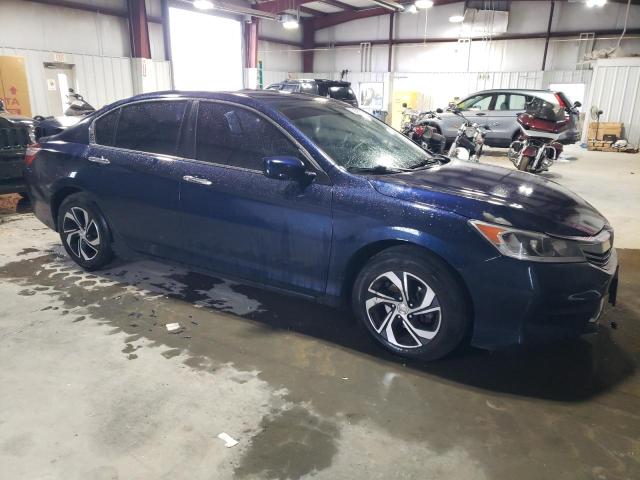 1HGCR2F38HA183445 - 2017 HONDA ACCORD LX BLUE photo 4
