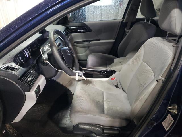 1HGCR2F38HA183445 - 2017 HONDA ACCORD LX BLUE photo 7