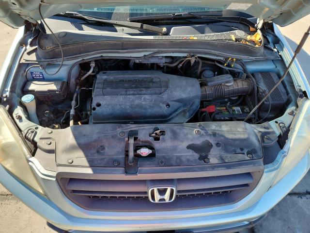 2HKYF18453H518532 - 2003 HONDA PILOT EX BLUE photo 12