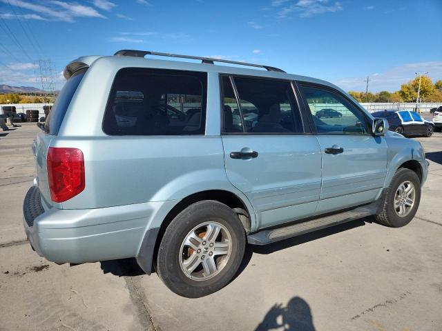 2HKYF18453H518532 - 2003 HONDA PILOT EX BLUE photo 3