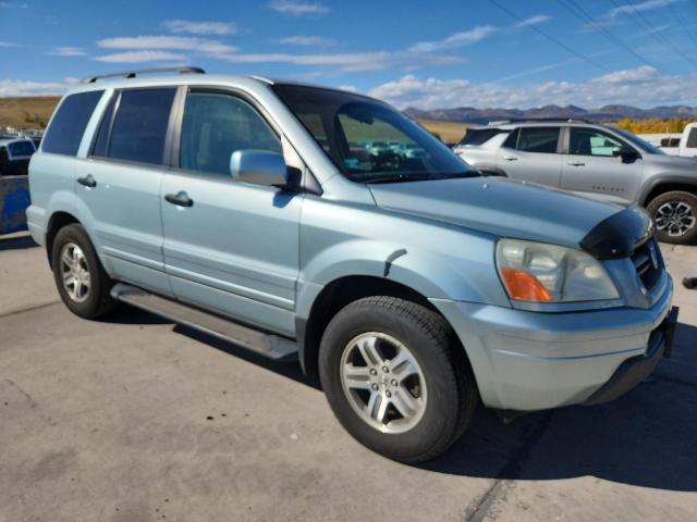 2HKYF18453H518532 - 2003 HONDA PILOT EX BLUE photo 4