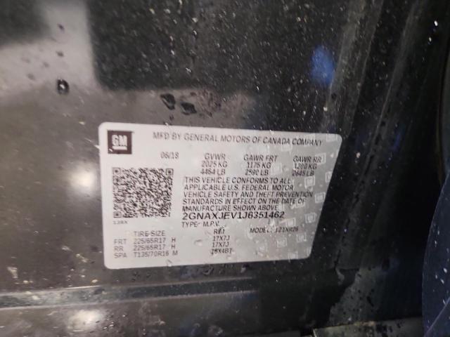 2GNAXJEV1J6351462 - 2018 CHEVROLET EQUINOX LT 石墨色 照片 13