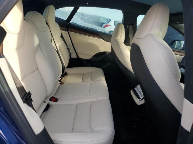 5YJSA1E55PF518911 - 2023 TESLA MODEL S Mavi fotoğraf 10