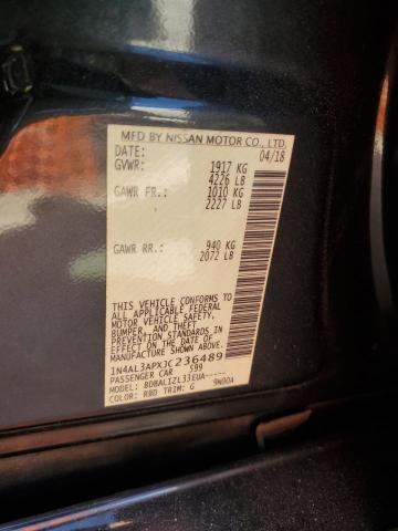 1N4AL3APXJC236489 - 2018 NISSAN ALTIMA 2.5 Графитовый фото 13