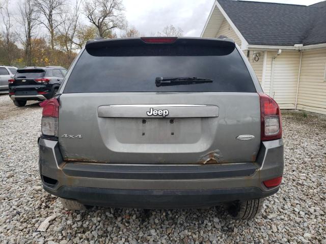 1C4NJDEB2ED521743 - 2014 JEEP COMPASS LATITUDE GRAY photo 6