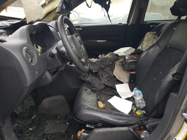 1C4NJDEB2ED521743 - 2014 JEEP COMPASS LATITUDE GRAY photo 7