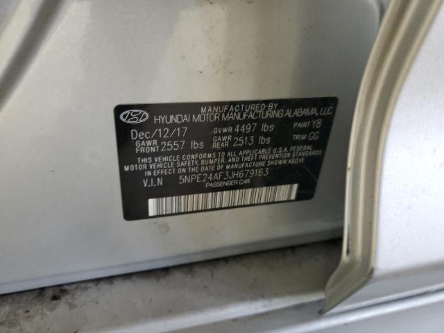 5NPE24AF3JH679163 - 2018 HYUNDAI SONATA SE Күміс фото 12