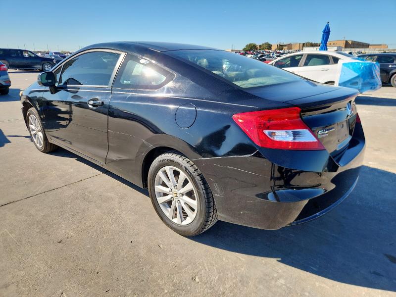 2HGFG3B88CH507899 - 2012 HONDA CIVIC EX BLACK photo 2