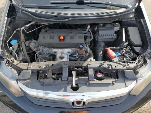 19XFB2F87CE045851 - 2012 HONDA CIVIC EX BLACK photo 12