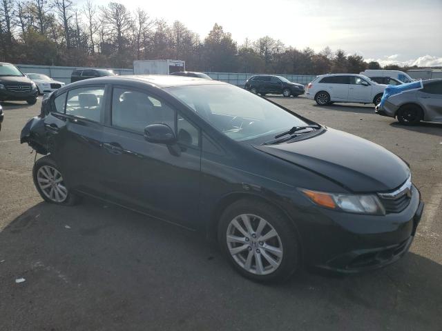 19XFB2F87CE045851 - 2012 HONDA CIVIC EX BLACK photo 4