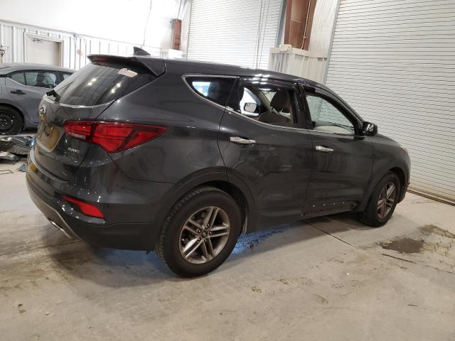 5XYZT3LB2HG489519 - 2017 HYUNDAI SANTA FE S GRAY photo 3
