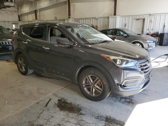 5XYZT3LB2HG489519 - 2017 HYUNDAI SANTA FE S GRAY photo 4