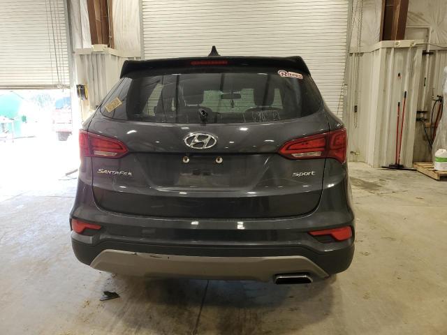 5XYZT3LB2HG489519 - 2017 HYUNDAI SANTA FE S GRAY photo 6