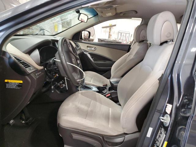 5XYZT3LB2HG489519 - 2017 HYUNDAI SANTA FE S GRAY photo 7