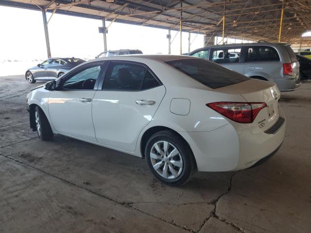 2T1BURHE3GC715758 - 2016 TOYOTA COROLLA L WHITE photo 2