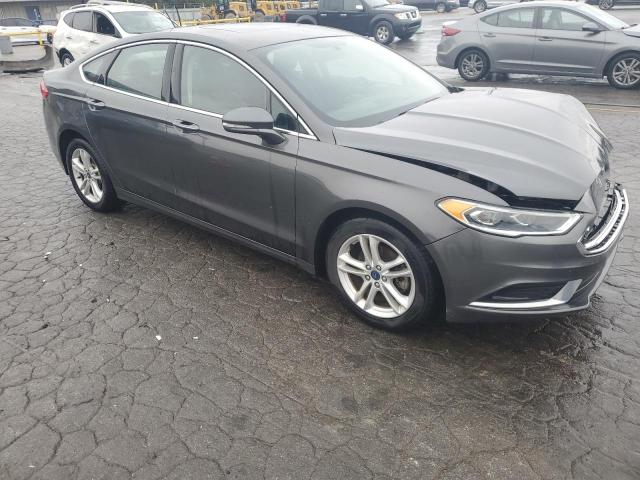 3FA6P0HD4JR252421 - 2018 FORD FUSION SE Grau Foto 4