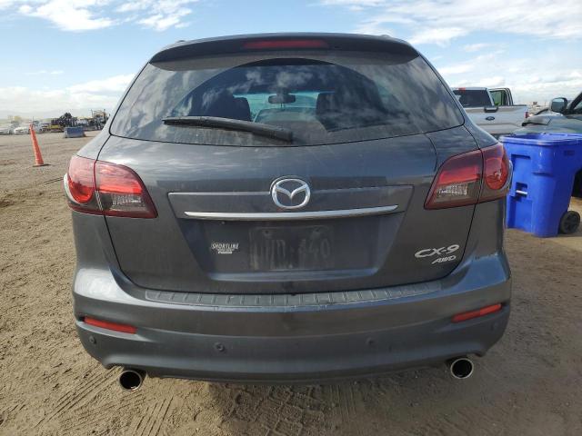 JM3TB3DA8E0426142 - 2014 MAZDA CX-9 GRAND TOURING GRAY photo 6