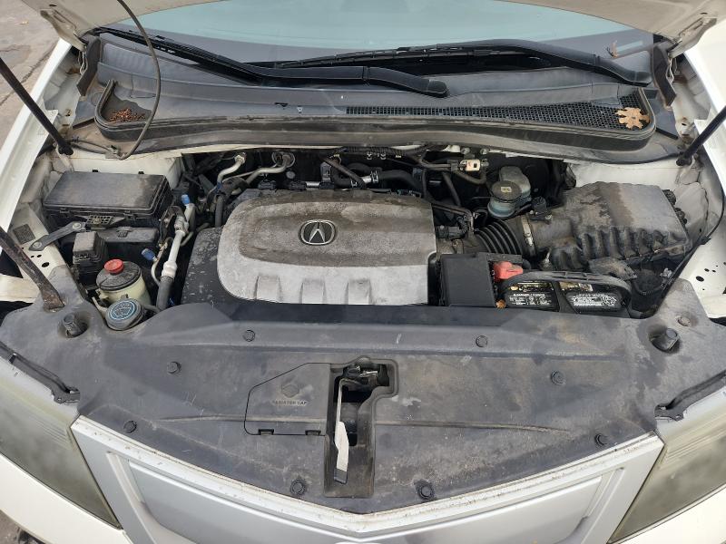 2HNYD2H58BH538764 - 2011 ACURA MDX ADVANCE WHITE photo 12