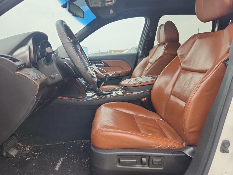 2HNYD2H58BH538764 - 2011 ACURA MDX ADVANCE WHITE photo 7