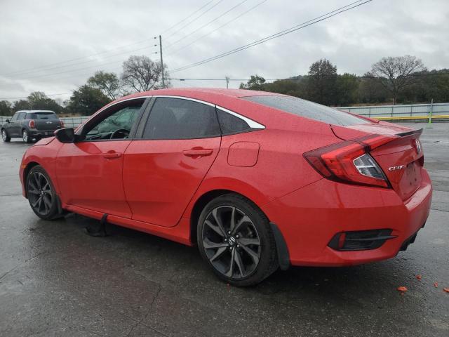 2HGFC2F81MH513304 - 2021 HONDA CIVIC SPORT RED photo 2
