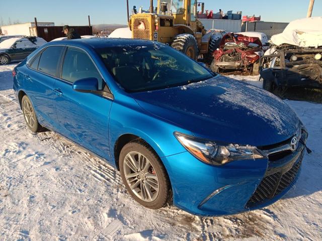 4T1BF1FK6HU803451 - 2017 TOYOTA CAMRY LE BLUE photo 4