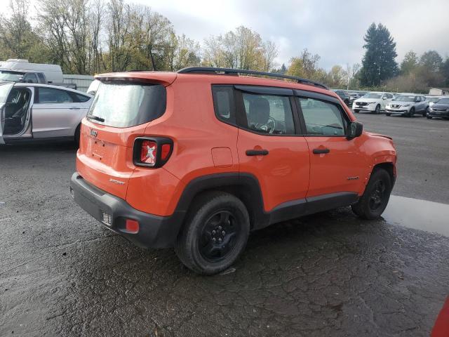ZACCJAAH0HPF42547 - 2017 JEEP RENEGADE SPORT Նարնջագույն լուսանկար 3