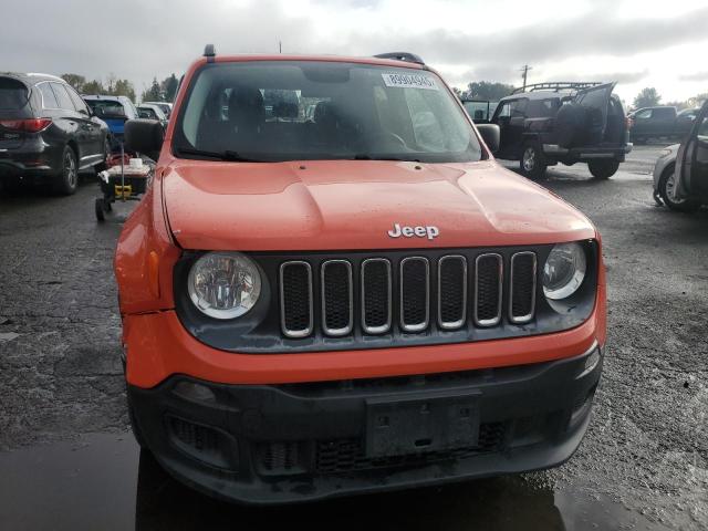 ZACCJAAH0HPF42547 - 2017 JEEP RENEGADE SPORT Նարնջագույն լուսանկար 5