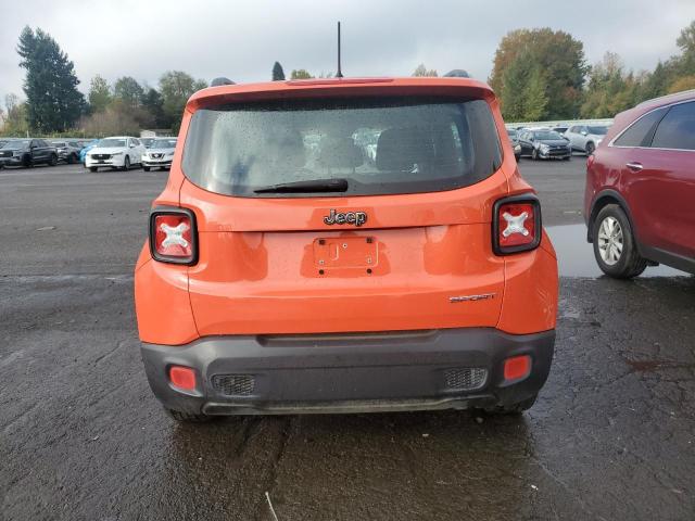 ZACCJAAH0HPF42547 - 2017 JEEP RENEGADE SPORT Նարնջագույն լուսանկար 6