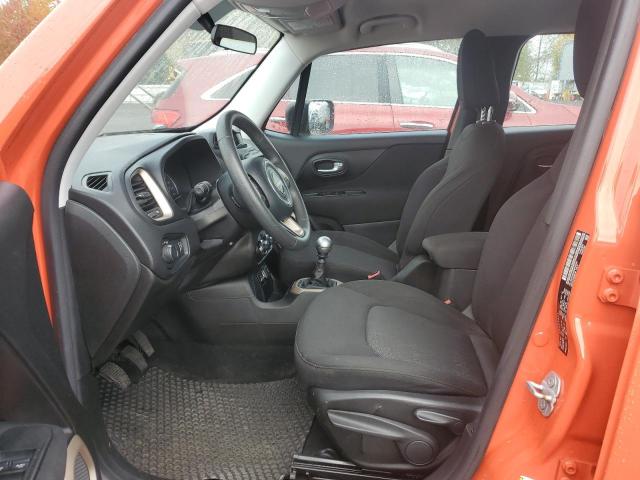 ZACCJAAH0HPF42547 - 2017 JEEP RENEGADE SPORT Նարնջագույն լուսանկար 7