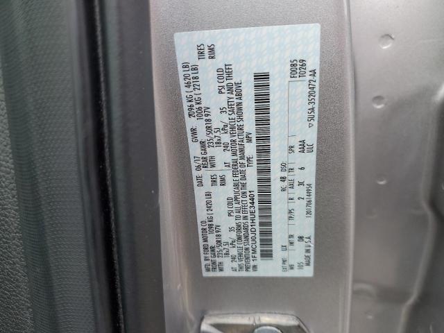 1FMCU0JD1HUE34401 - 2017 FORD ESCAPE TITANIUM Silber Foto 14