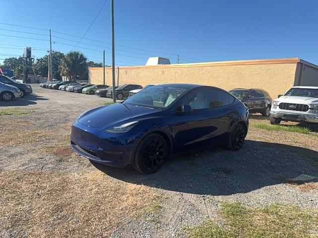 5YJYGDEE7MF069141 - 2021 TESLA MODEL Y Կապույտ լուսանկար 2