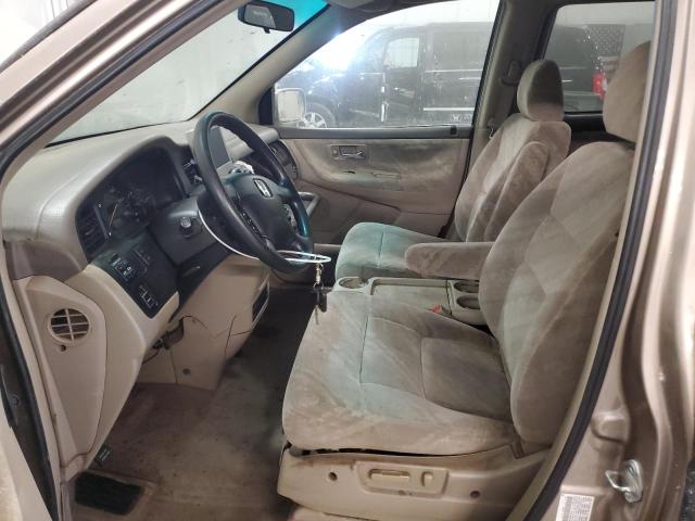 5FNRL18874B138236 - 2004 HONDA ODYSSEY EX GOLD photo 7