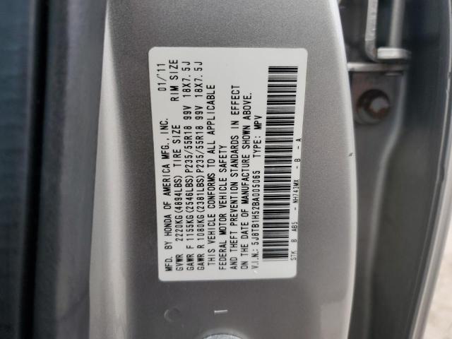 5J8TB1H52BA005065 - 2011 ACURA RDX TECHNOLOGY SILVER photo 14