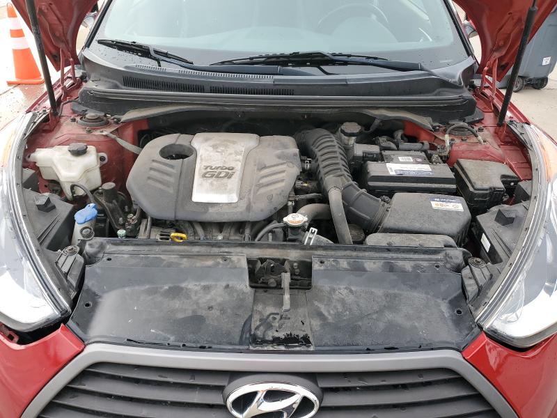 KMHTC6AE9GU293638 - 2016 HYUNDAI VELOSTER TURBO წითელი ფოტო 11