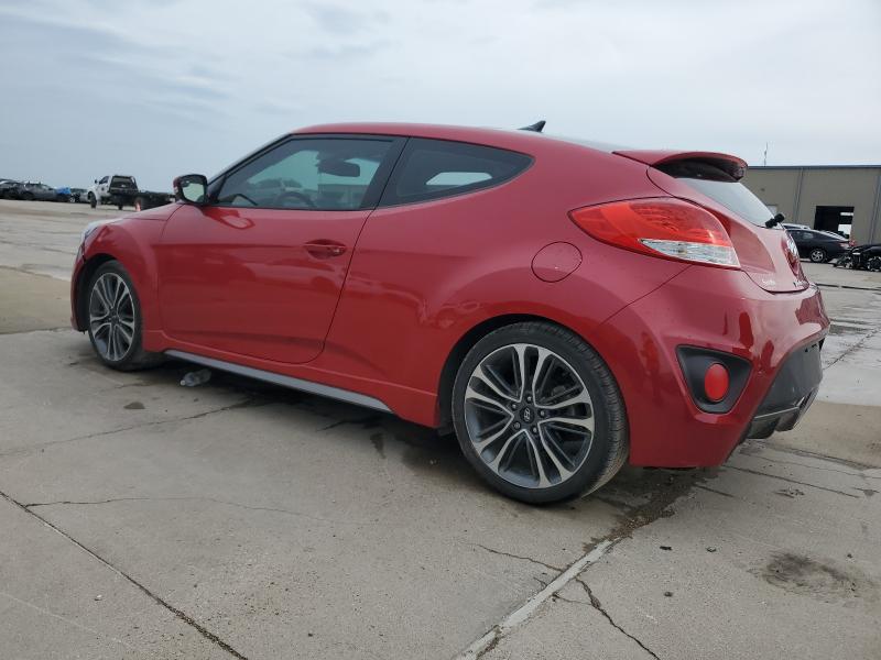 KMHTC6AE9GU293638 - 2016 HYUNDAI VELOSTER TURBO წითელი ფოტო 2