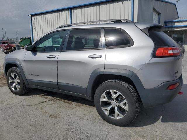 1C4PJMBS7FW776102 - 2015 JEEP CHEROKEE TRAILHAWK SILVER photo 2
