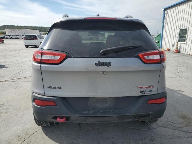 1C4PJMBS7FW776102 - 2015 JEEP CHEROKEE TRAILHAWK SILVER photo 6