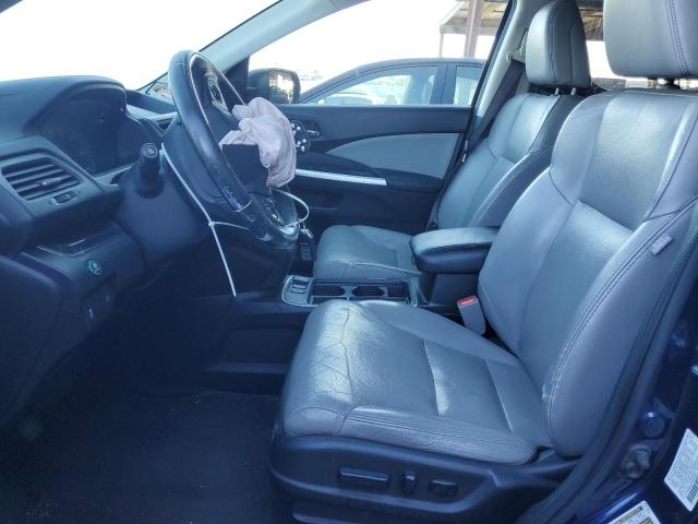 2HKRM4H70FH672690 - 2015 HONDA CR-V EXL ლურჯი ფოტო 7