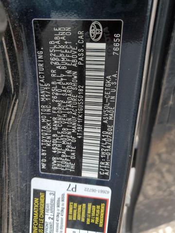 4T1BF1FK1GU550182 - 2016 TOYOTA CAMRY LE GRAY photo 12