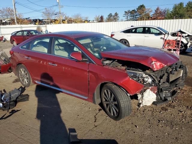 5NPE34AF1GH426848 - 2016 HYUNDAI SONATA SPORT RED photo 4