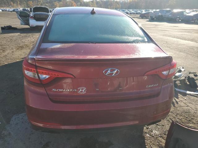 5NPE34AF1GH426848 - 2016 HYUNDAI SONATA SPORT RED photo 6