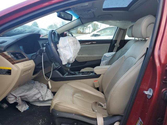 5NPE34AF1GH426848 - 2016 HYUNDAI SONATA SPORT RED photo 7