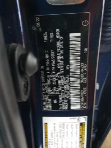 JTEEU5JR6P5279614 - 2023 TOYOTA 4RUNNER SR5 أزرق صورة 12