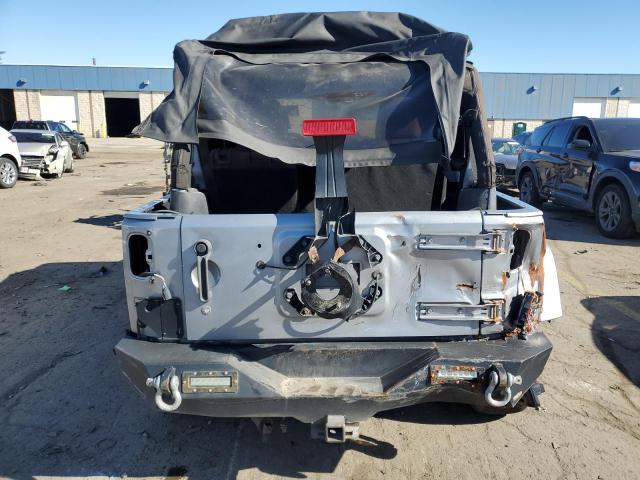 1C4BJWEG8DL601241 - 2013 JEEP WRANGLER U SAHARA SILVER photo 6