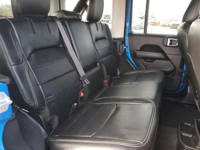 1C4JJXP66NW275039 - 2022 JEEP WRANGLER U SAHARA 4XE BLUE photo 11