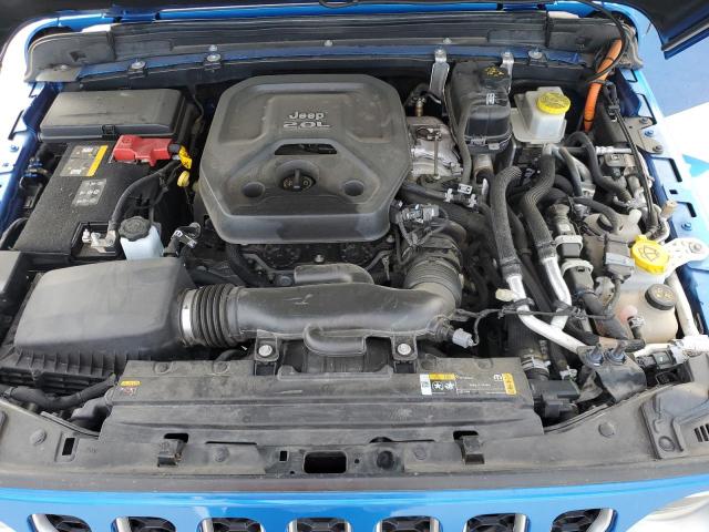 1C4JJXP66NW275039 - 2022 JEEP WRANGLER U SAHARA 4XE BLUE photo 12