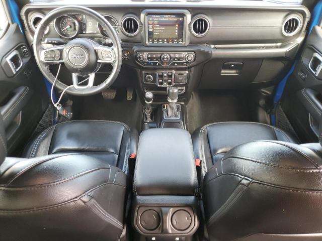 1C4JJXP66NW275039 - 2022 JEEP WRANGLER U SAHARA 4XE BLUE photo 8